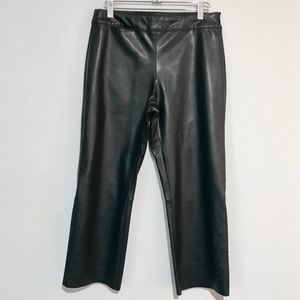 Vintage | Calvin Klein | Cropped Leather Pants
